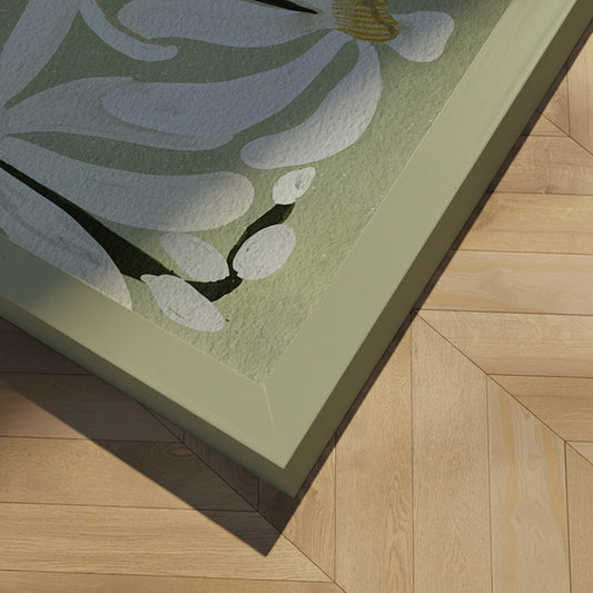 Indrammet kunsttryk - Flowy Flowers - Katie O'Shea