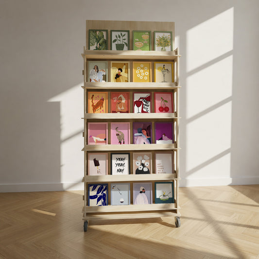Enkeltsidet display - 24 designs - 192 stk. Colormatch