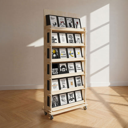 Enkeltsidet display - 24 designs - 192 stk. Black & White