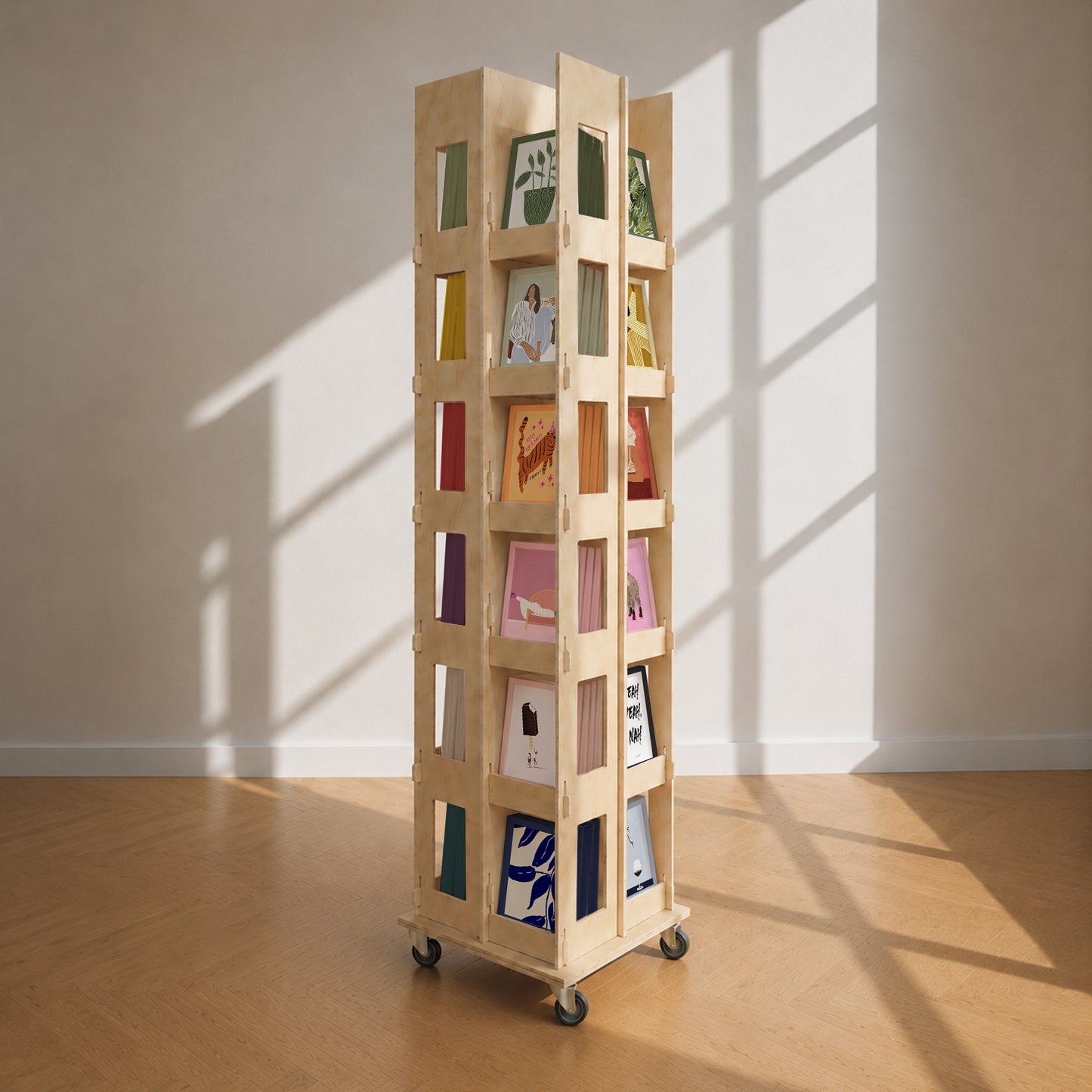Enkeltsidet display - 24 designs - 192 stk. Colormatch
