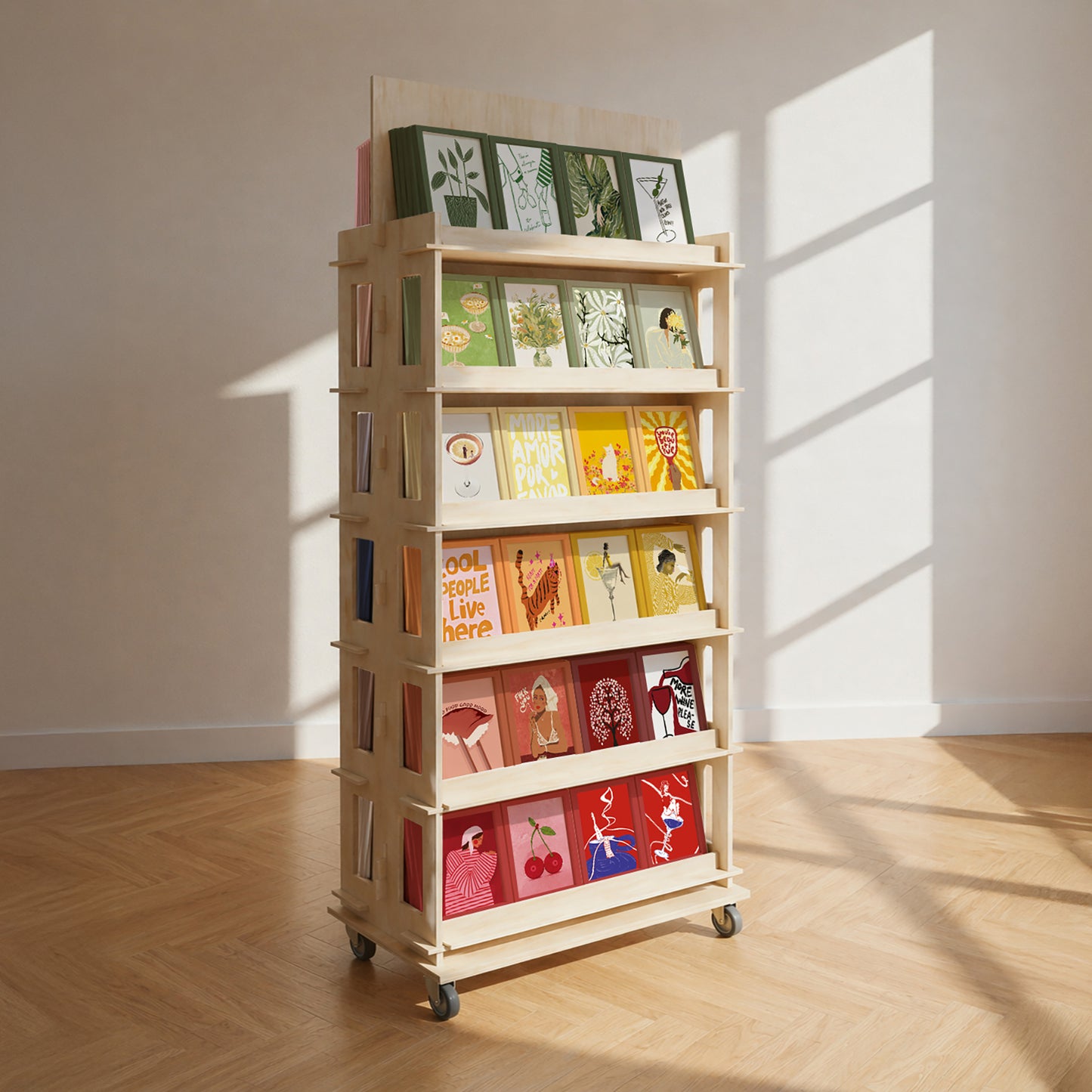 Dobbeltsidet display - 48 designs - 384 stk. Colormatch