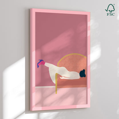 Indrammet kunsttryk - Maddies Mood - Jota de Jai