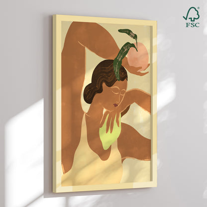 Indrammet kunsttryk - Fruitful Balance - Arty Guava