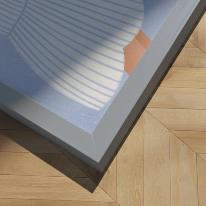 Indrammet kunsttryk - The Woman with the Blue Stripes - Bea Müller