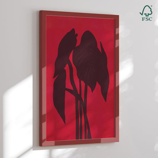 Indrammet kunsttryk - Shadowed Foliage - Little Dean