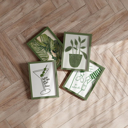 Indrammet kunsttryk - Parent Plant