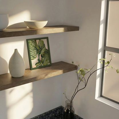 Indrammet kunsttryk - Green Kimono Flow - THE MIUUS STUDIO
