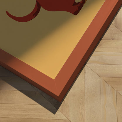 Indrammet kunsttryk - Doubled Dachshund - Andreas Magnusson