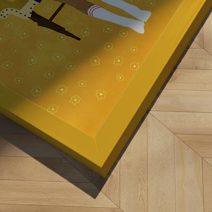 Indrammet kunsttryk - Floral Bow - Gauri Mokate