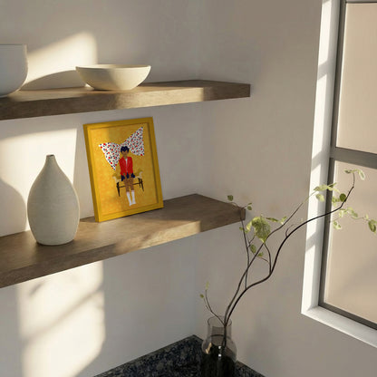 Indrammet kunsttryk - Floral Bow - Gauri Mokate