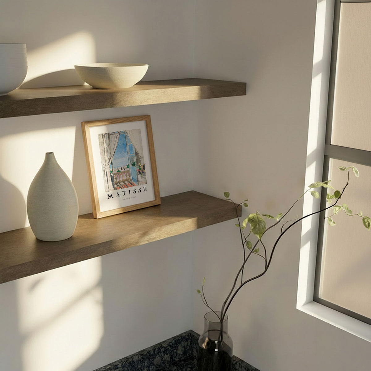 Framed Art Print - La Fenêtre Ouverte - Henri Matisse