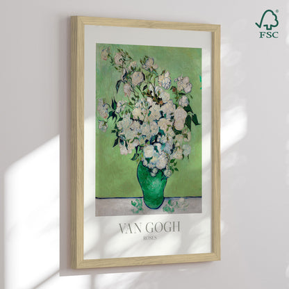 Framed art print - Roses - Vincent Van Gogh