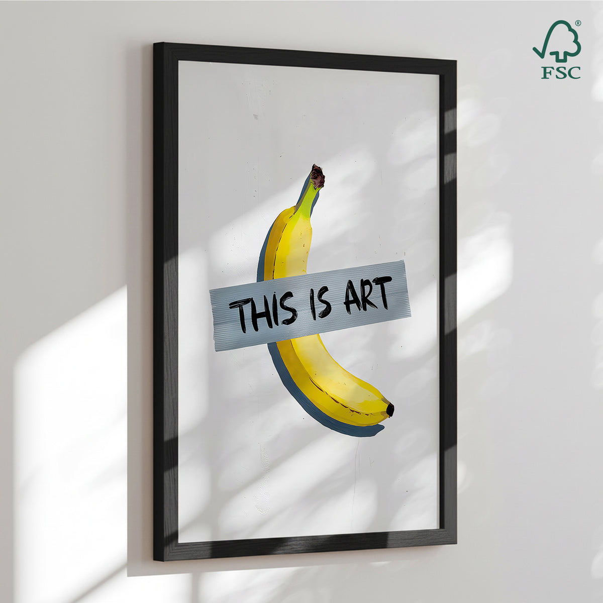 Framed Art Print - Banana Art - Andreas Magnusson