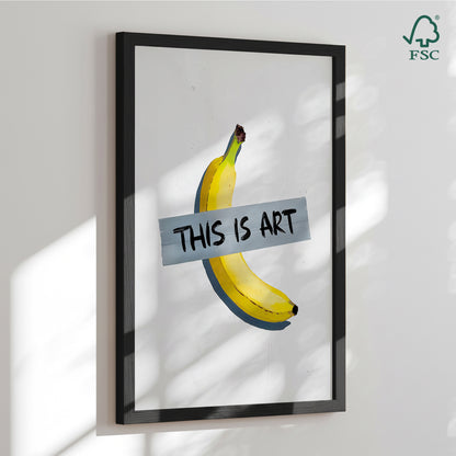 Framed Art Print - Banana Art - Andreas Magnusson