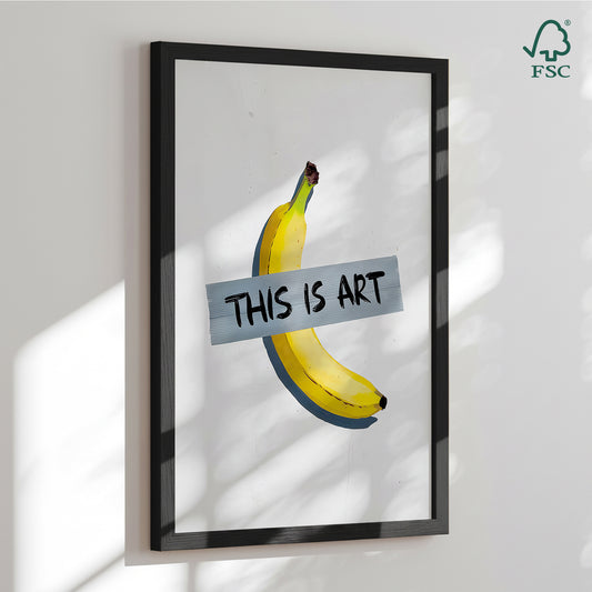 Framed Art Print - Banana Art - Andreas Magnusson