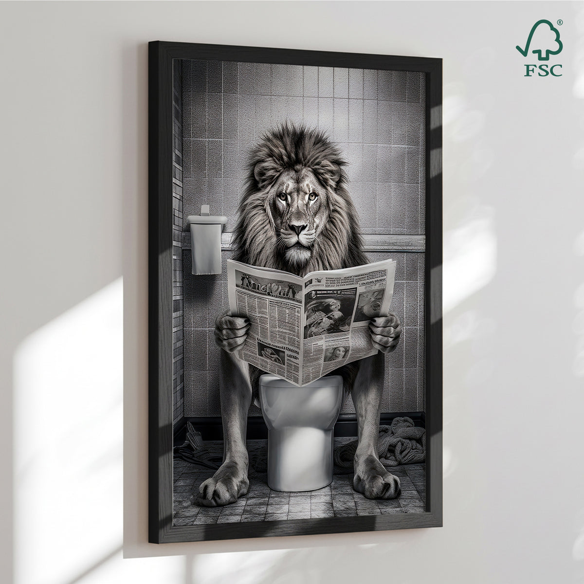 Framed art print - I Am The King