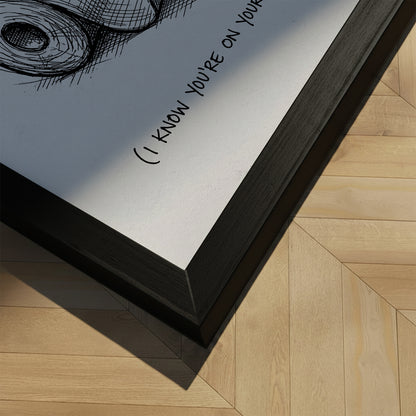 Framed art print - Text Me - Andreas Magnusson