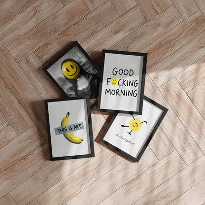 Framed Art Print - Banana Art - Andreas Magnusson