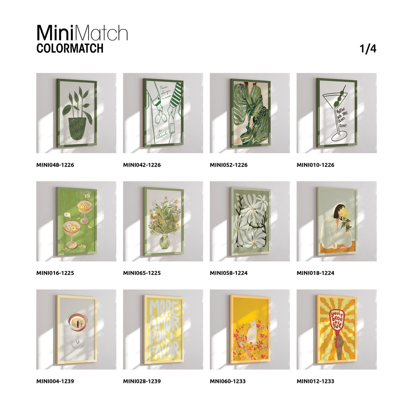 Dobbeltsidet display - 48 designs - 384 stk. Colormatch